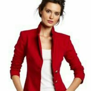 100% wool Red blazer
